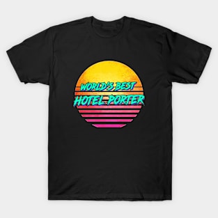 1980s Retro Hotel Porter Gift T-Shirt